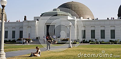 The Griffith Observatory Editorial Stock Photo